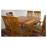 Antique Dining Table and Chairs