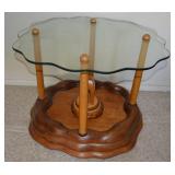 Hand Carved End Table