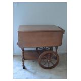Maple Tea Service Cart