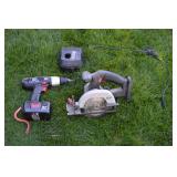 Cordless Drill, Circular Saw