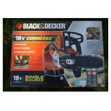 Cordless Black and Decker Chainsaw