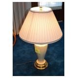 Ceramic and Brass Lamp