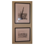 Steve Ellis Framed Black and White Photo