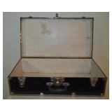vintage metal suitcase