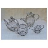 chicken wire teapots