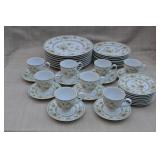 Noritake Amapola China service for 8, made in Ireland