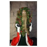 santa with velveteen robes