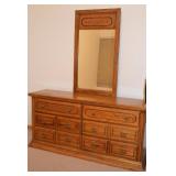 Dresser with mirror