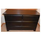 Black wooden dresser
