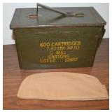 Ammo box and Marine dress cap