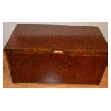 Wooden trunk handmade