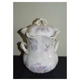 Antique porcelain biscuit jar