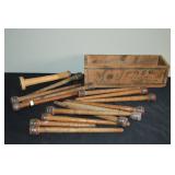 Wooden spools