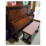 Upright Piano w/bench