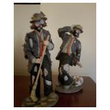 NIB Emmett Kelly Clown Figurines