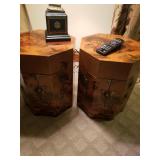 Oriental end tables