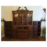 Mahogany w/ secretary  bookcases sold
