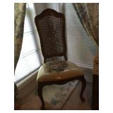 6 hand needle point chairs