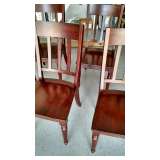 4 chairs  table sold  $85