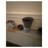 lots of pots for plants