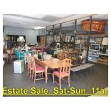 Estate Warehouse Sale! 3 Estates in One Location! Sat/Sun 11am (Blackstone & Shaw)