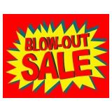 Oct 13 & 14 Leftover Treasures Store BLOWOUT SALE! Friday & Saturday 5161 N. Blackstone