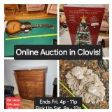 July 19 - An Impressive Online Auction in Clovis Gated Community. 386 Lots. Ends FRIDAY. 4p to 11p. 