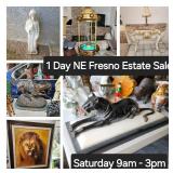 Sept 28 - 1 Day Estate Sale in NE Fresno! Cedar & Nees. 9am to 3pm