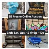 Oct 12 - SE Fresno Online Estate Auction. 208 Lots. Ends Saturday 6p. Pick up SUN 130 to 530