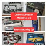 Nov 9 - Mendota Online Auction Auto Parts & Die Cast. 208 Lots. Ends Saturday 7p. Pick up SUN 9a to 
