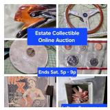 Jan 11 - Downtown Fresno Collectible Estate Auction. 207 Lots. Ends SATURDAY 5p to 9p. Pick up Sun/F