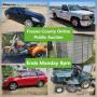 May 26 - Fresno County Vehicle & Estate Auction. Ends MONDAY 8p to 9p. Pick up by appt.
