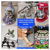 July 13 - Fresno County PA Estate Auction. 230 Lots. Ends Sunday 9am to 1pm. Pick up Sunday 4-8pm