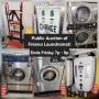 Aug 1 - Public Online Auction of Abandoned Fresno Laundromat. 101 Lots. Ends Friday 7pm to 9pm. Pick