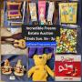 Sept. 14 - Huge Fresno Estate Auction. Toys Antiques Collectibles. 335 Lots. Ends SUNDAY 9am to 3pm.