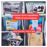 Sept. 27 - Online Amazon Store Liquidation in Fresno. 530 Lots. Ends SATURDAY 9am to 6pm. Pick up Su