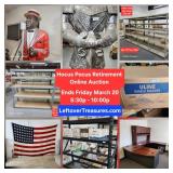 March. 20 - Hocus Pocus Magic Shop Retirement Liquidation Online Auction. 241 Lots. Ends FRIDAY 530p