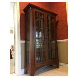 Ethan Allen Display Case with Fading Interior Light