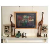 Swaziland Giraffes, Lesotho Wall Hangings,