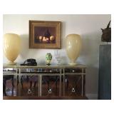 Jackson Oil Painting, Orient and Flume Art Glass, Vintage Telephones, African Masks