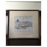 Fritz Burke, "Tea Wharf Boston" 