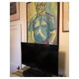 Flat Screen TV, Portrait Signed SRS, 1994