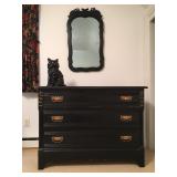 Antique Dresser with Brass Pulls