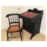 Antique Chair, Antique Desk 