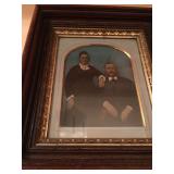 Painted Tin Type in Ogee Frame