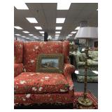 Brass Lamp Glass Table Top