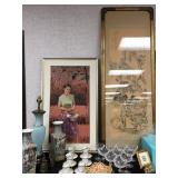 Pang Jen Original Oil, Chinese Scroll Painting, Tiffany Demitasse Cups, Waterford Stemware, Meissen 