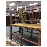 Detail, Brass Sconce (pair) with Woman