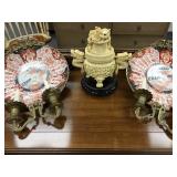 Imari Plate Sconces, Resign Censer