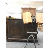 Antique Music Stand, Electronic TV Lift Cabinet 